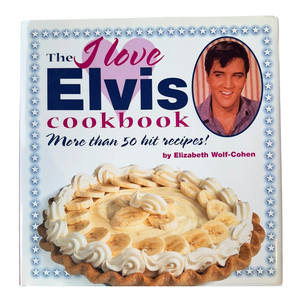 Vintage Elvis Presley Cookbook 1998 The I Love Elvis Cookbook‎ 50+ Recipes Gift